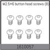 M2.5×6 button head screws (8)