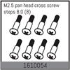 M2.5 pan head cross screw steps 8.0 (8)