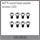 M2*5 round head socket screws (10)