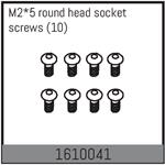 M2*5 round head socket screws (10)