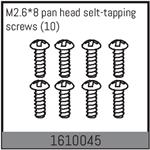 M2.6*8 pan head selt-tapping screws (10)