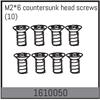 M2*6 countersunk head screws (10)