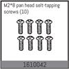 M2*8 pan head selt-tapping screws (10)