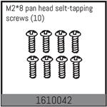 M2*8 pan head selt-tapping screws (10)