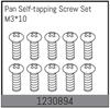 M3*10 Selbstschneidende Schrauben (10)
