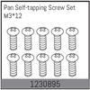 M3*12 Selbstschneidende Schrauben (10)
