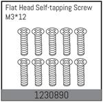 M3*12 Senkkopf-Schrauben selbstschneidend (10)