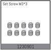 M3*3 Madenschrauben (10)
