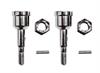 Metal Wheel Shaft Ana Pins Hex (2PCS)