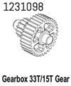 Metallgetriebe 33T/15T-M0.6 CR4.4