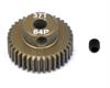 Motor-pinion alu hard  64P / 37T (SER120124)