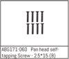Pan Head Screw M2.5*15 (8)