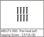 Pan Head Screw M2.5*15 (8)