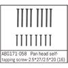 Pan Head Screw M2.5*27 (8) / M2.5*20 (8)