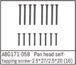 Pan Head Screw M2.5*27 (8) / M2.5*20 (8)