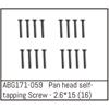 Pan Head Screw M2.6*15 (16)
