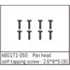 Pan Head Self-tapping Screw M2.6*8*5 (8)
