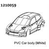PC Rally Body Shell - blue + Stickers