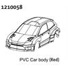 PC Rally Body Shell - red + Stickers