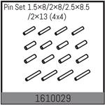 Pin Set 1.5×8/2×8/2.5×8.5/2×13 (4x4)