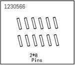 Pins 2*8 (12)
