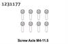 Pinschrauben M4*11.5 (8)