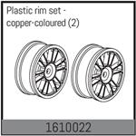 Plastic rim set - copper-coloured (2)