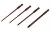 Power tool tip set (4) - allen wrench 2.0 & 2.5mm + phillips screwdriver 4.0 & 5.8mm