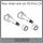 Rear wheel axle set 26.5mm (2)