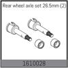 Rear wheel axle set 26.5mm (2)