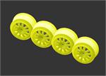 Rim 1/10 SRX2 SC yellow (4) (SER500303)