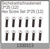 Sechskantschraubenset 3*25 (12)