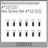 Sechskantschraubenset 4*12 (12)