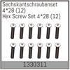 Sechskantschraubenset 4*28 (12)