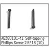 Self-tapping Phillips Screw 2.5*18 - Mini AMT (10)