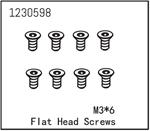 Senkkopfschraube M3*6 (8)