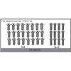 Senkkopfschraubenset 3*8/3*10