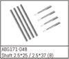 Shaft Set - 2.5*25 (4) /2.5*37 (4)