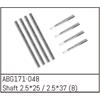 Shaft Set - 2.5*25 (4) /2.5*37 (4)