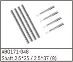 Shaft Set - 2.5*25 (4) /2.5*37 (4)