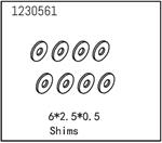 Shimscheiben 6*2.5*0.5