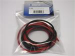 Silikonkabel rot/schwarz 3.4mm / 14AWG (2m)