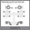 Steering cup & rear hub set