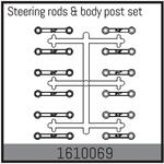 Steering rods & body post set