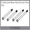 Stifte für C-Hubs und Hinterradnaben (4)