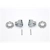 Wheelhexagon light +2mm /nut/pin (2) (SER600493)
