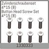 Zylinderschraubenset 4*15 (8)