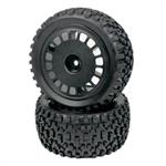 1:10 Buggy Räderset "Maxi Block" hinten schwarz (2)
