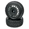 1:10 Buggy Räderset "Maxi Block" vorne schwarz (2)