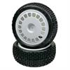 1:10 Buggy Räderset "Mini Block" vorne weiß (2)